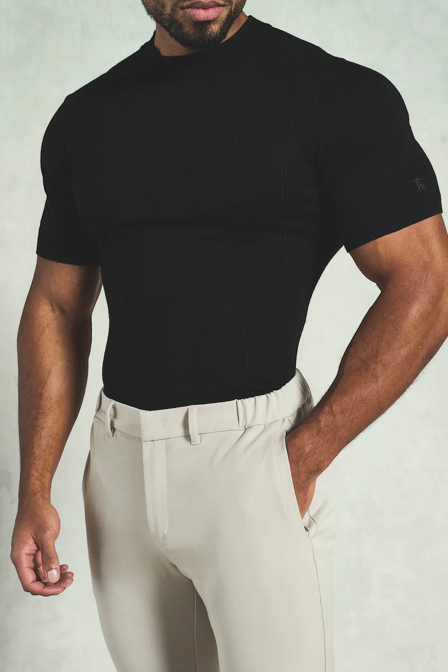 365 Muscle Fit Trouser in Sand - Image 3