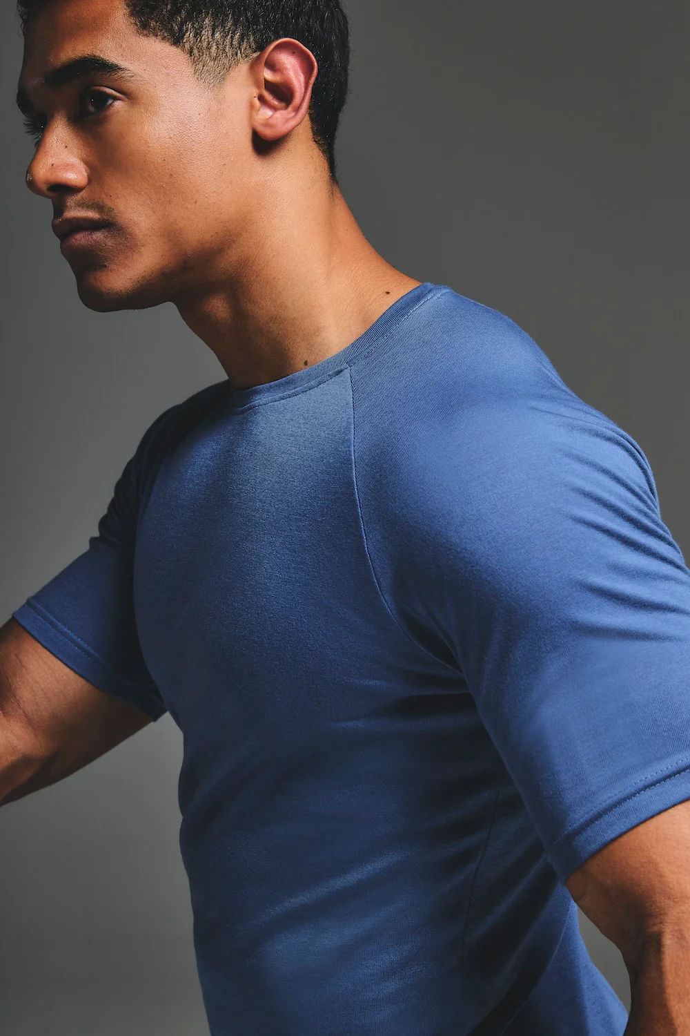 Essential Training Top in Slate Blue - Image 3