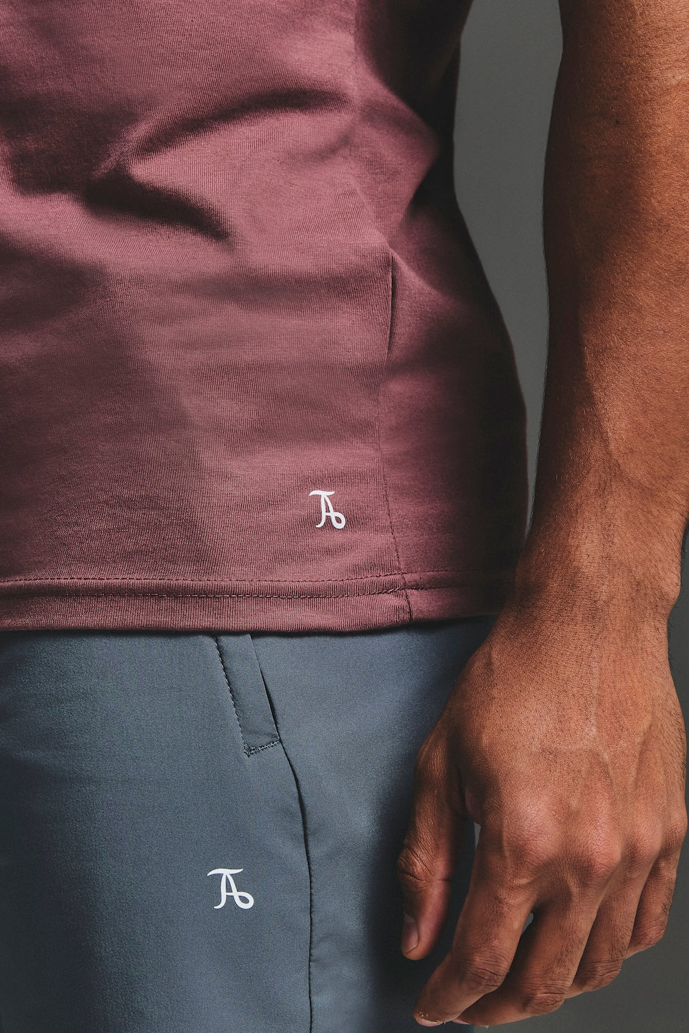 Essential Training Top in Wood Rose - Image 4