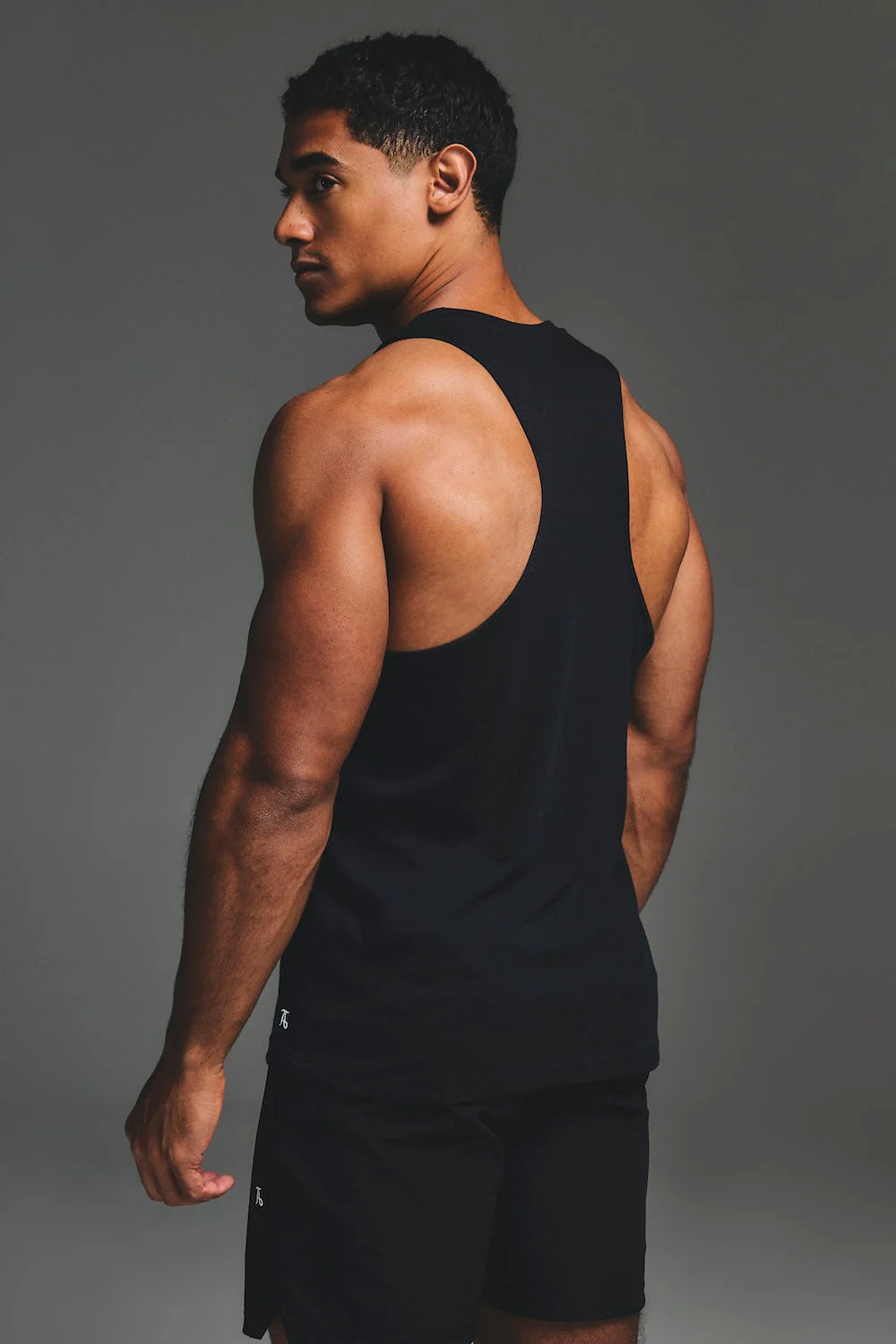Essential Training Vest in Black - Image 3