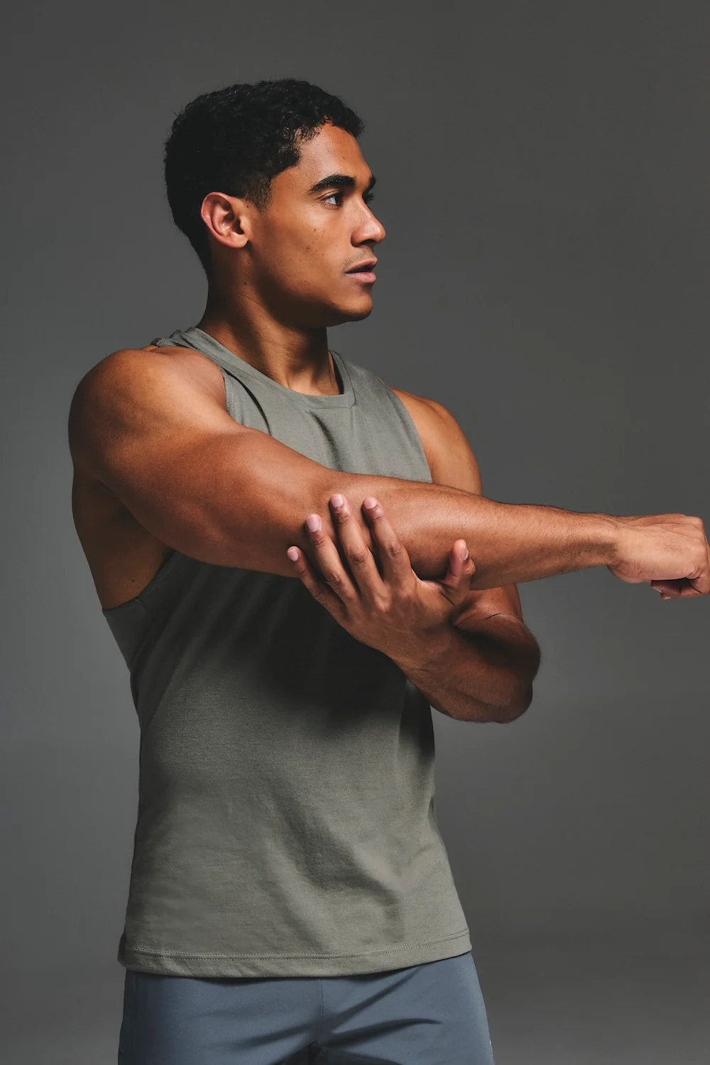 Essential Training Vest in Khaki - Image 4