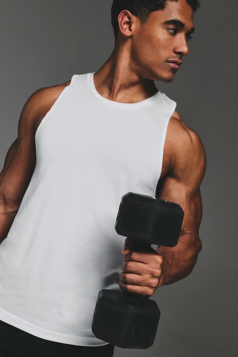 Essential Training Vest in White - Image 5