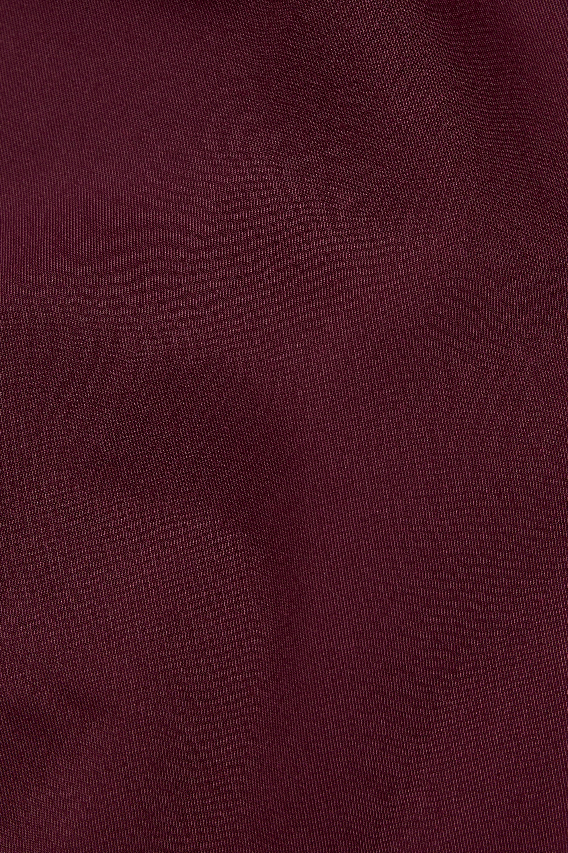 Muscle Fit Dress Shirt in Burgundy - Image 7