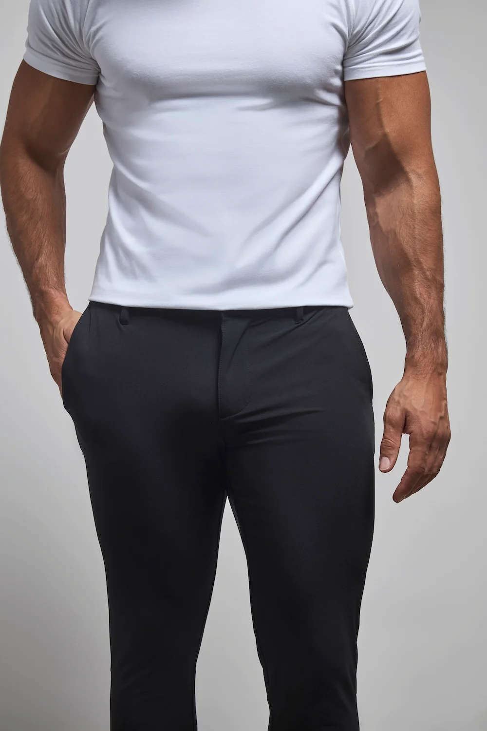 Everyday Tech Trousers in Black - Image 3
