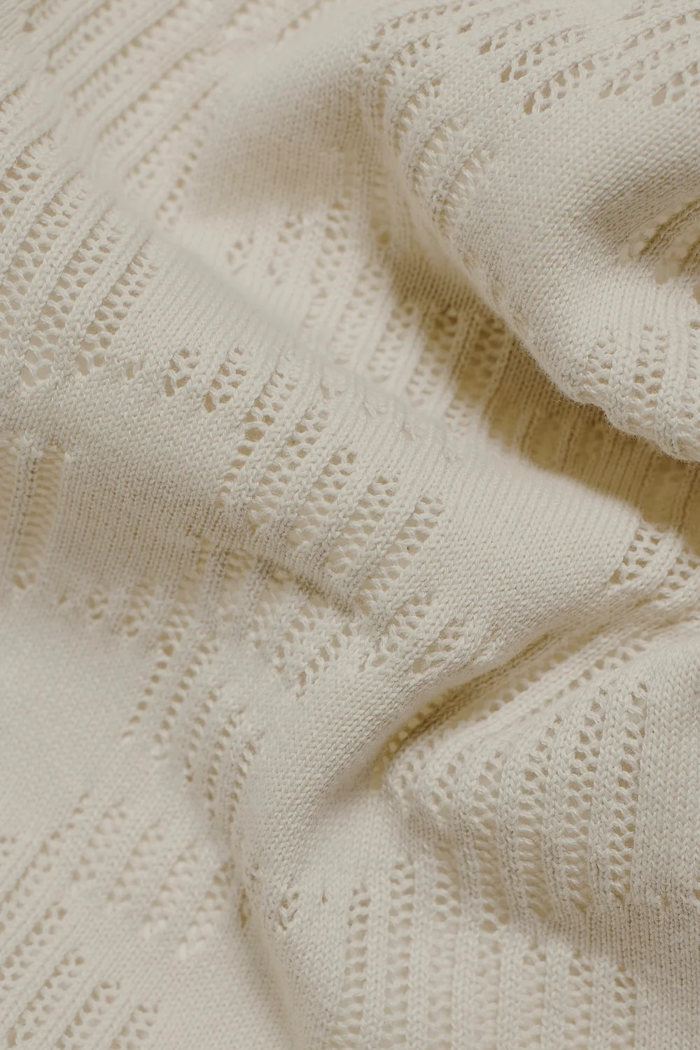 Geo Crochet Knitted Shirt in Neutral - Image 7