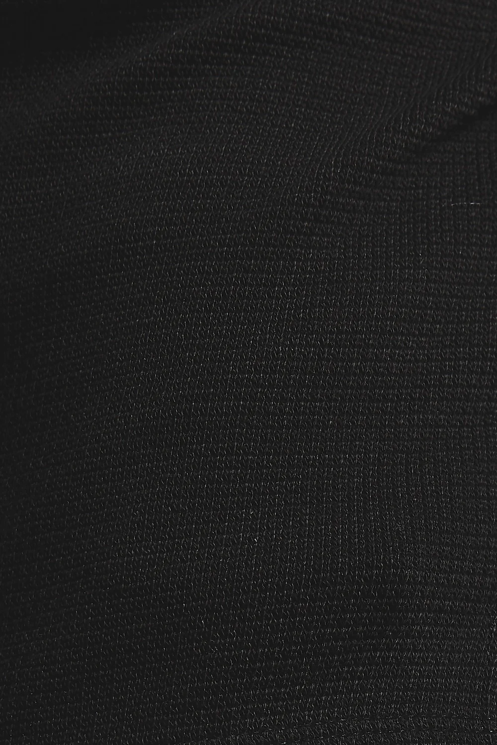 Heavy Weight Textured Crew Neck in Black - Image 7