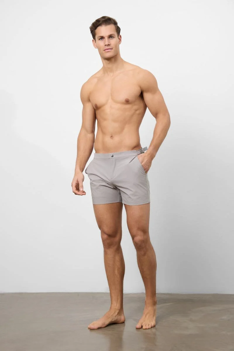 Hybrid Swim Short in Dark Putty - Image 5