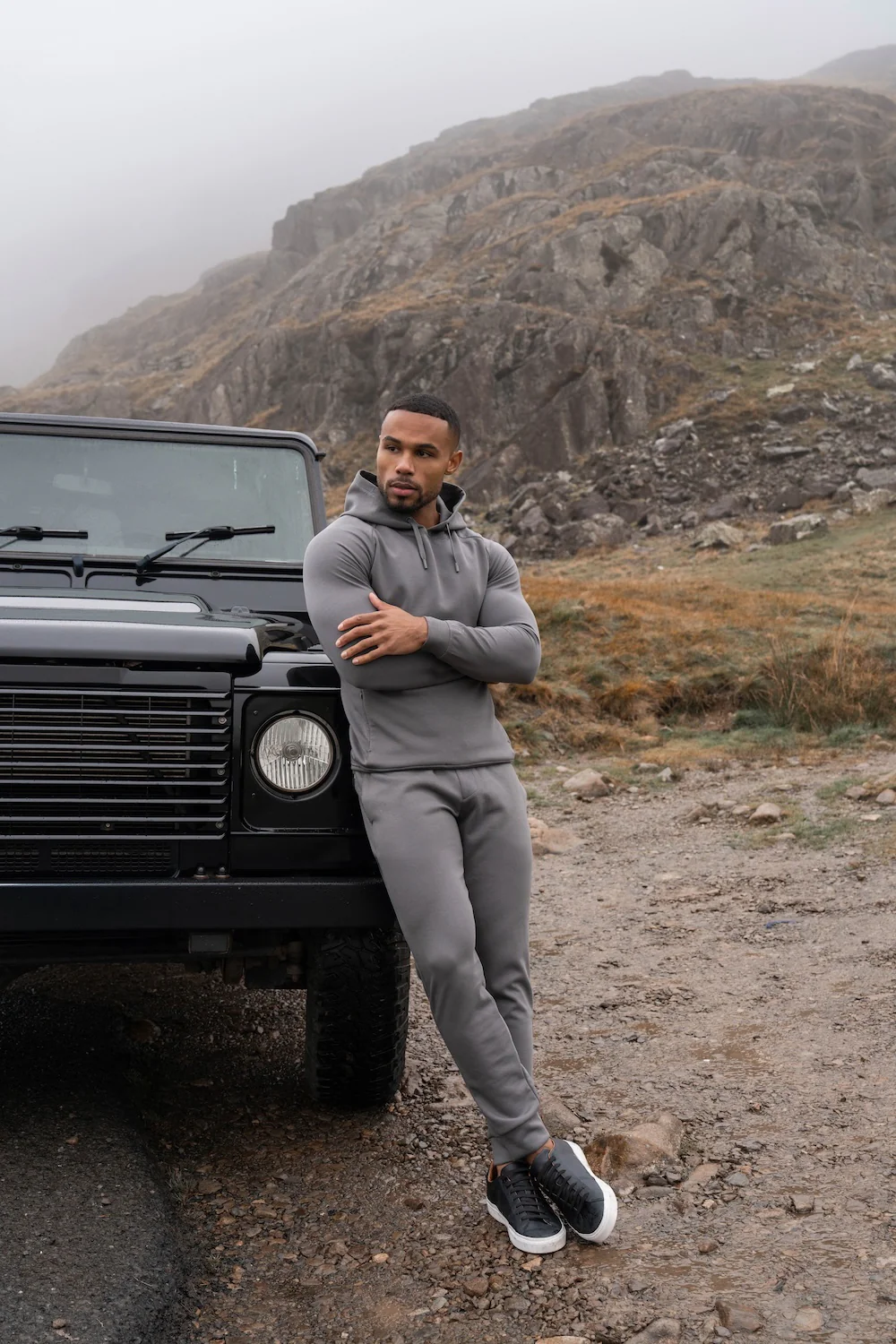 Interlock Sweat Jogger in Graphite - Image 2