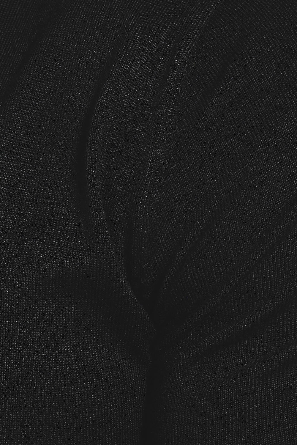 Knitted Shirt in Black - Image 6
