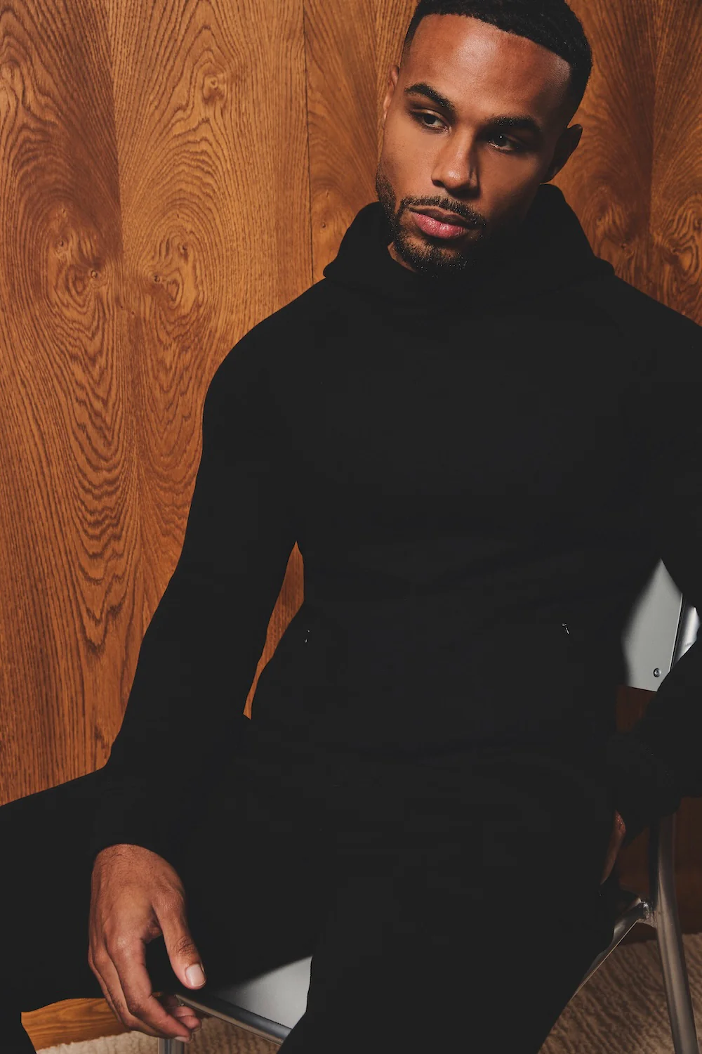 Luxe Sweat Hoodie in Black - Image 11