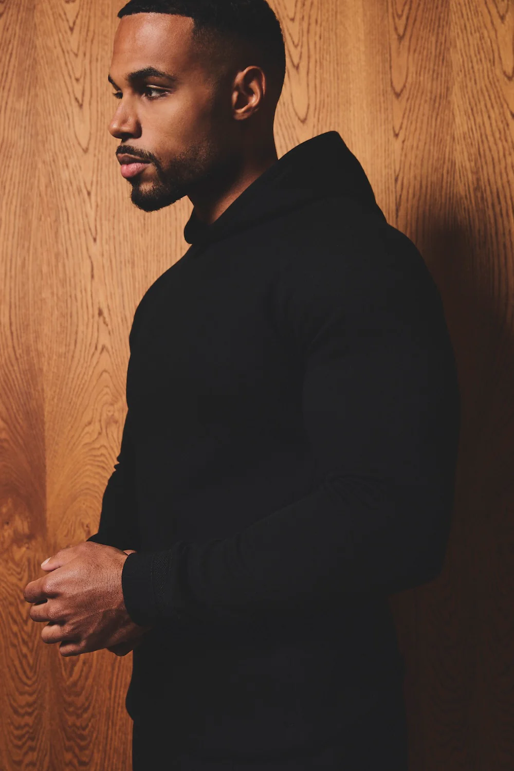 Luxe Sweat Hoodie in Black - Image 4