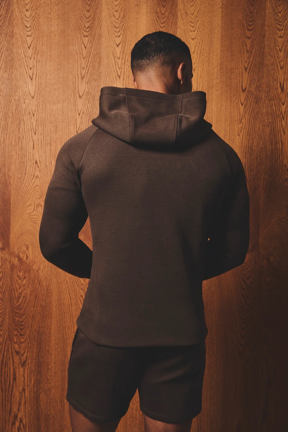 Luxe Sweat Hoodie in Chocolate - Image 6