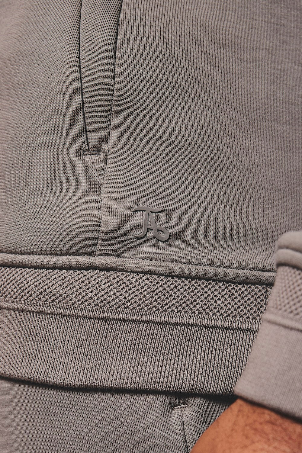 Luxe Sweat Hoodie in Mushroom - Image 7