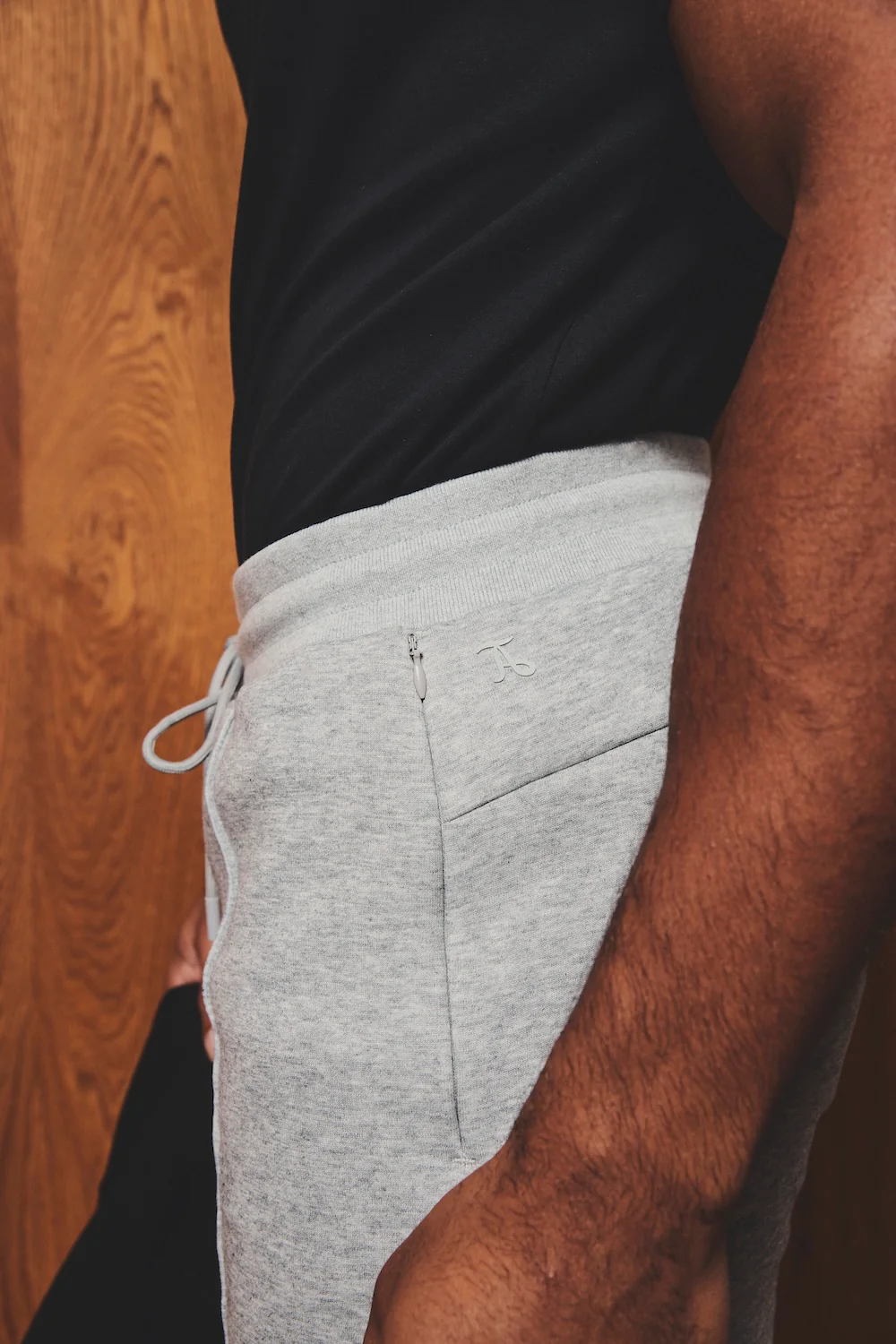 Luxe Sweat Shorts in Grey - Image 5