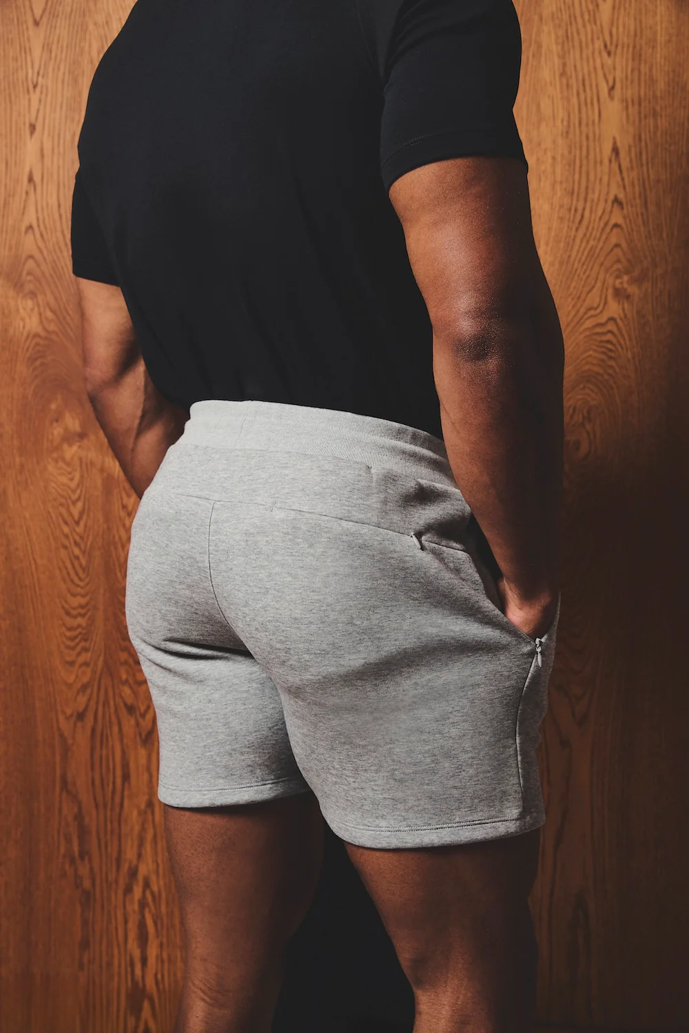 Luxe Sweat Shorts in Grey - Image 7