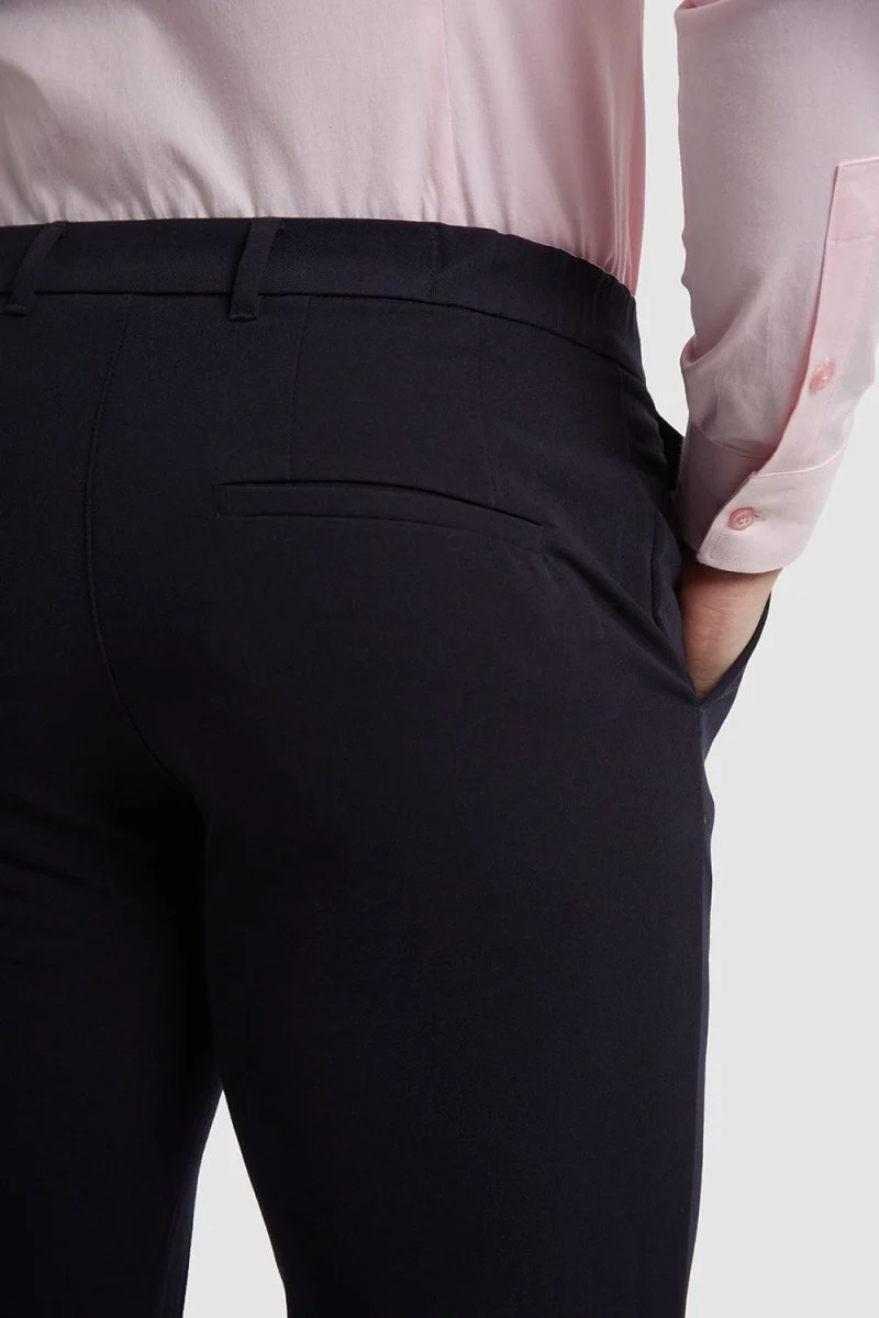 Muscle Fit Essential Trousers 2.0 in Navy - Image 5