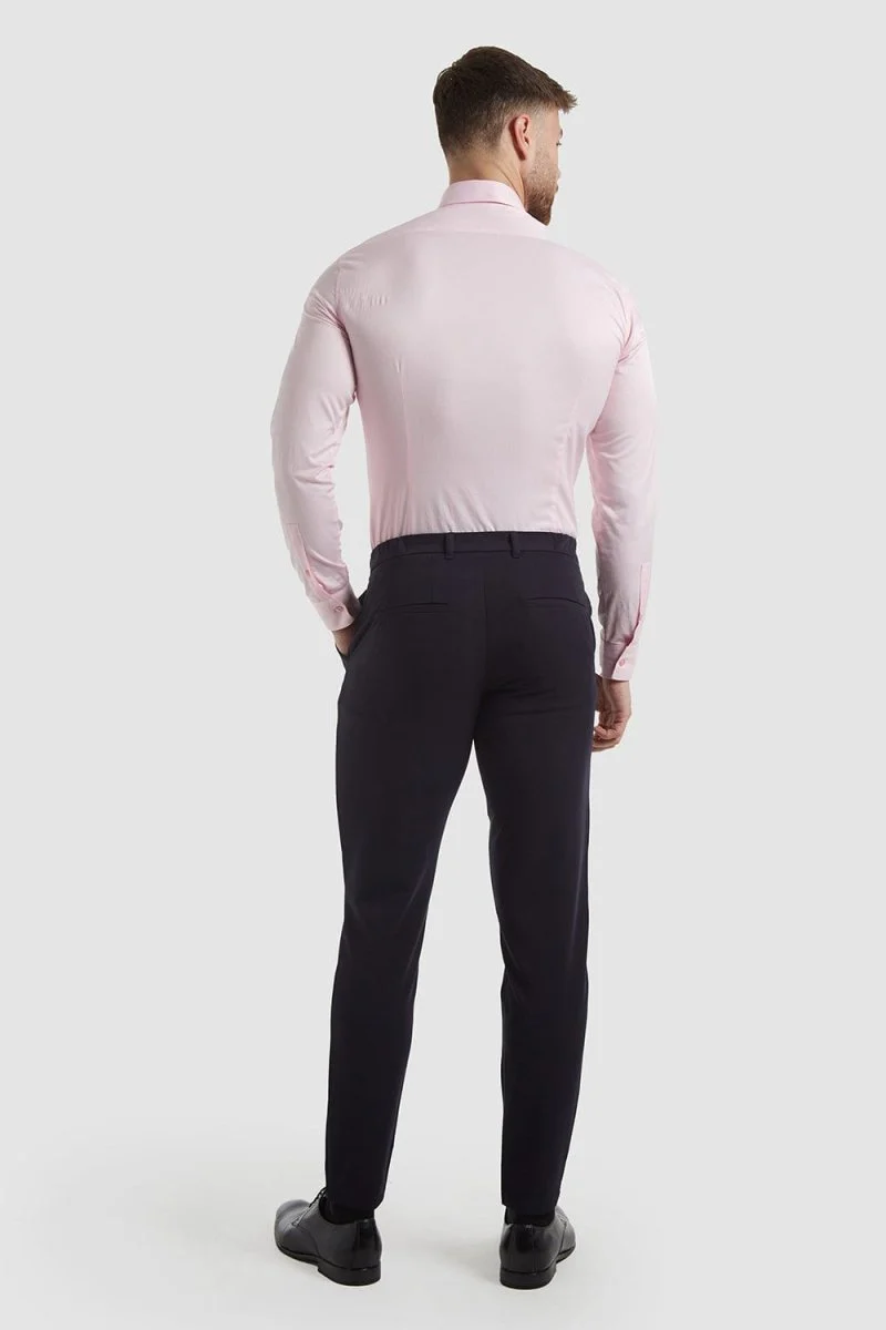 Muscle Fit Essential Trousers 2.0 in Navy - Image 6
