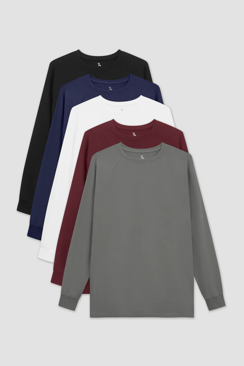 Muscle Fit Long Sleeve Starter 5-Pack - Image 10