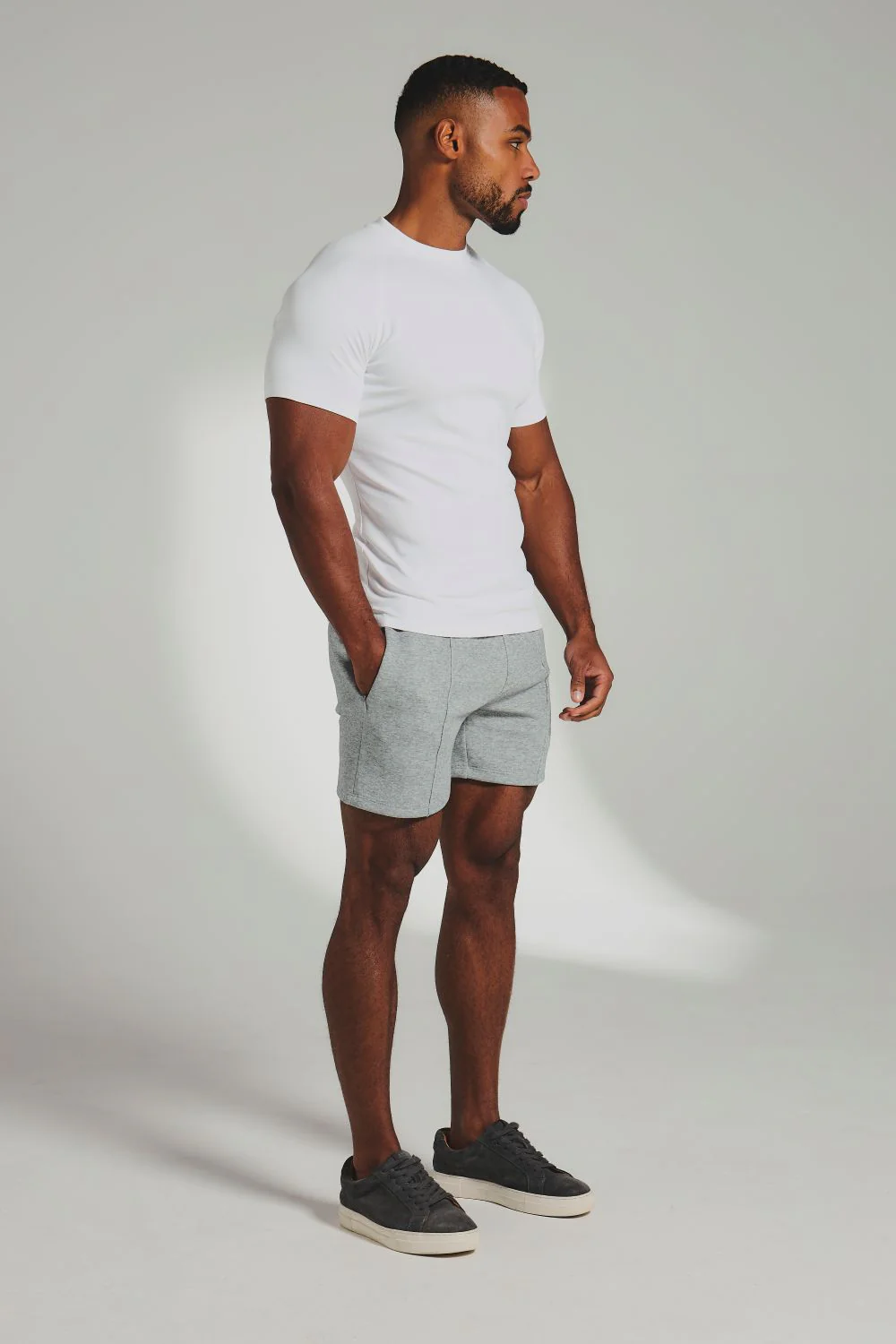 Interlock Jersey T-Shirt in White - Image 3