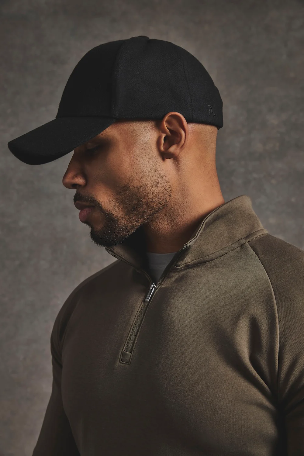 TA Embroidered Baseball Cap in Black - Image 6