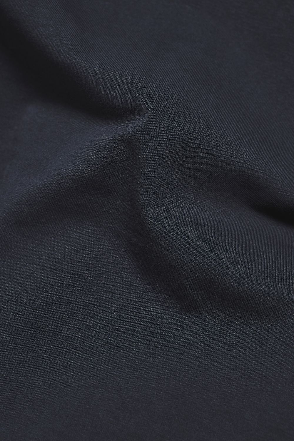 Tipped T-Shirt in Navy and Tan/WhIte - Image 6