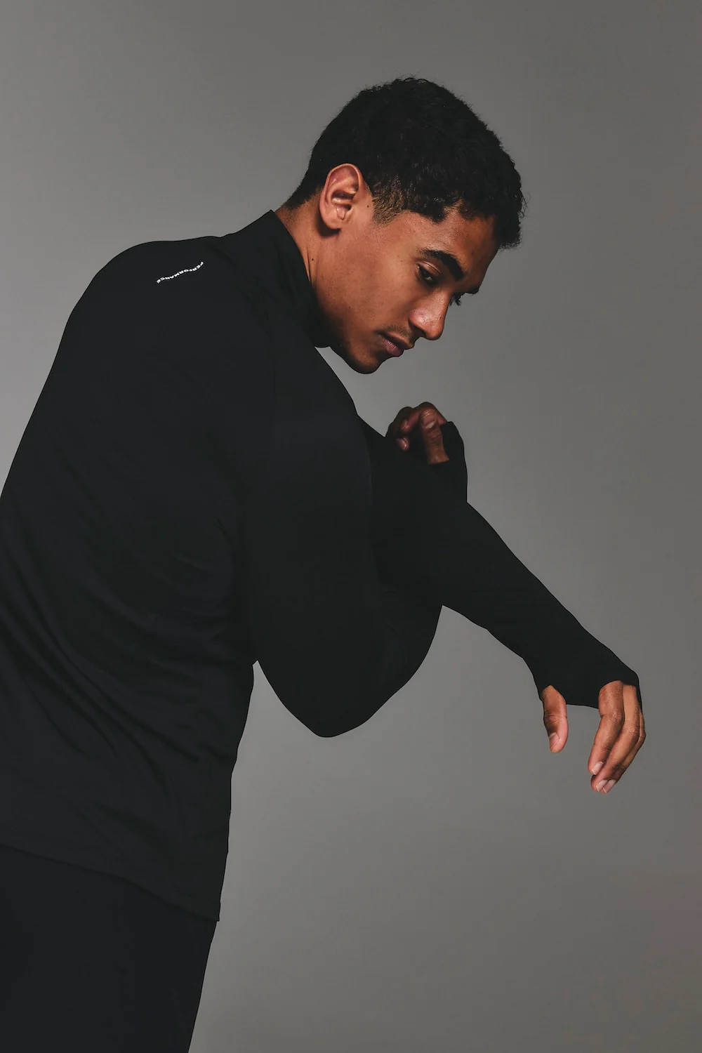 Training Quarter Zip in Black - Image 5