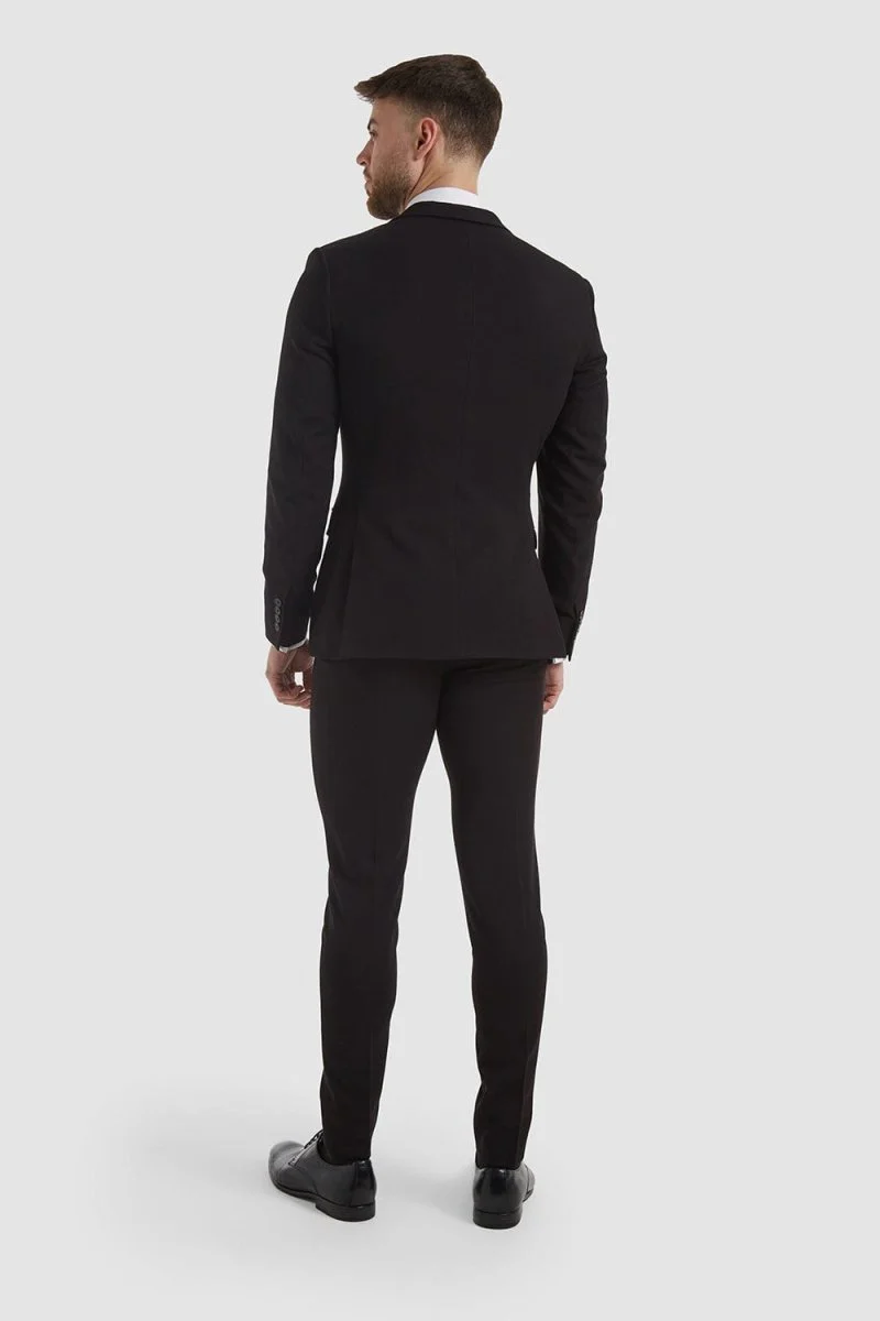 True Muscle Fit Suit Jacket in Black - Image 8